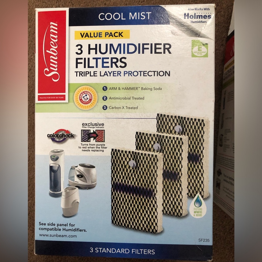 Sunbeam Beige and Black Humidifier replacement Filter E